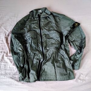 Stone Island XL island nylon metal zip overshirt